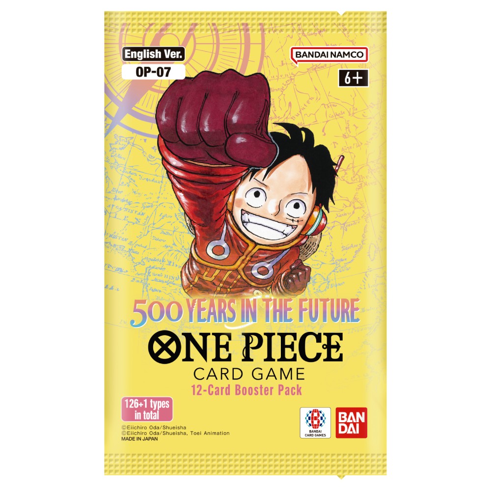 One Piece Card Game 500 Years In The Future Op 07 Booster Pack Releas The Games Corner 5877