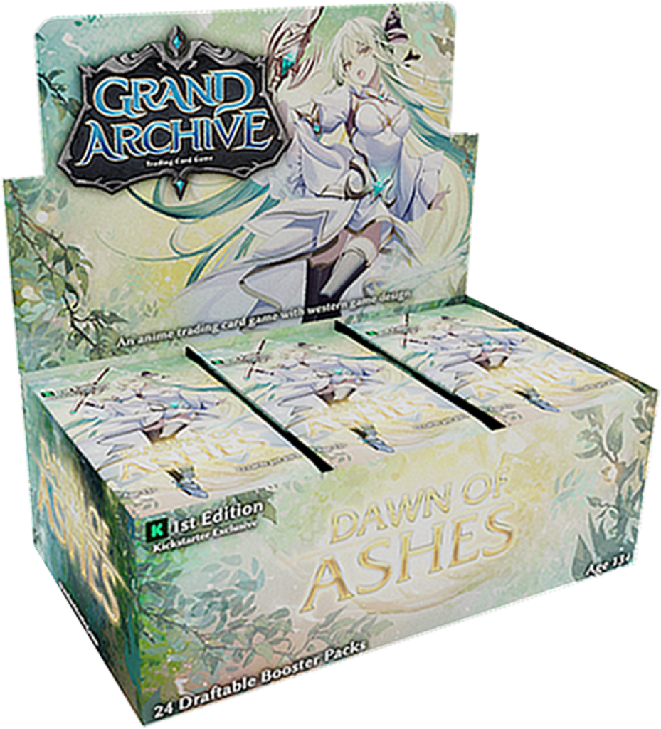 Grand Archive TCG Dawn of Ashes Kickstarter 1st Edition Booster