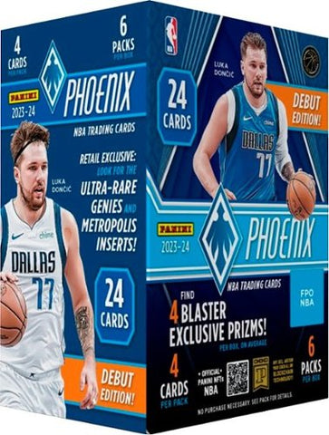 Caja de cartas coleccionables de baloncesto Panini NBA Phoenix 2023-24 (fecha de lanzamiento: 2 de octubre de 2024)