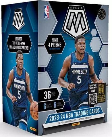 Panini 2023/2024 NBA Mosaic Basketball Trading Cards Blaster Box (Release Date 4 Sep 2024)