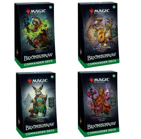 MTG Bloomburrow Commander Decks Set of 4 (Release Date 2 Aug 2024)