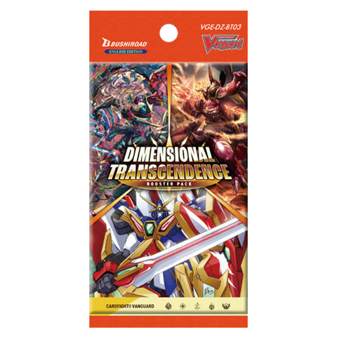 Cardfight!! Vanguard VGE-DZ-BT03 Dimensional Transcendence Booster Pack (Release Date 30 Aug 2024)