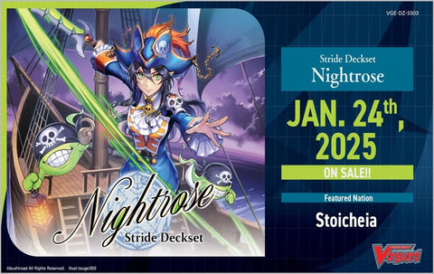 Cardfight!! Vanguard VGE-DZ-SS03 Nightrose Stride Deckset (Release Date 24 Jan 2025)