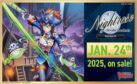 Cardfight!! Vanguard VGE-DZ-SS03P Nightrose Premium Stride Deckset (Release Date 24 Jan 2025)