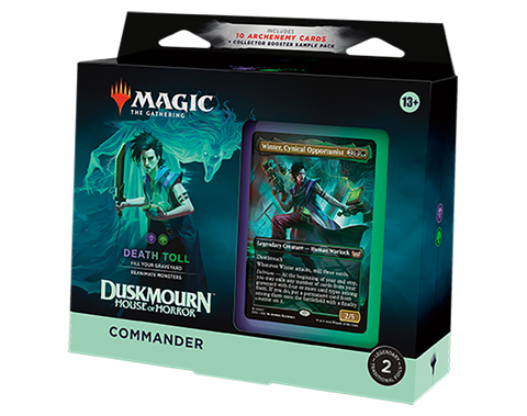 MTG Duskmourn House of Horror Commander Deck Death Toll (Release Date 27 Sep 2024)