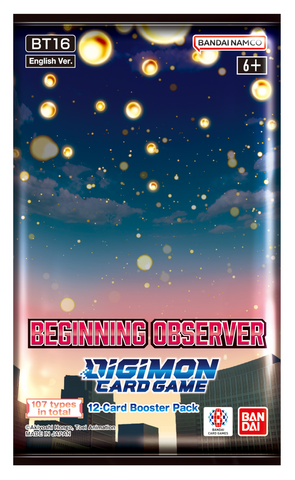 Paquete de refuerzo de Digimon Card Game BT16 Beginning Observer (fecha de lanzamiento: 24 de mayo de 2024)