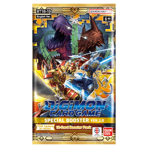 Paquete de refuerzo especial BT18-19 del juego de cartas Digimon, versión 2.0 (fecha de lanzamiento: 1 de noviembre de 2024)