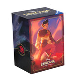 Caja de barajas Shimmering Skies de Disney Lorcana - Aladdin