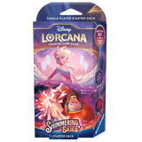 Baraja de inicio Shimmering Skies de Disney Lorcana: amatista y rubí