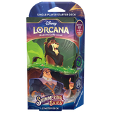 Baraja de inicio Shimmering Skies de Disney Lorcana: esmeralda y acero