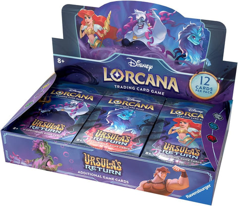 Disney Lorcana TCG Ursula's Return Booster Box (Australia Release Date 13 July 2024)