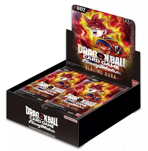 Caja de refuerzo Blazing Aura del juego de cartas Dragon Ball Super Fusion World FB02 (fecha de lanzamiento: 10 de mayo de 2024)