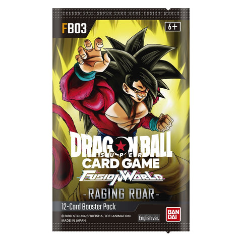 Paquete de refuerzo Raging Roar de Dragon Ball Super Card Game Fusion World FB03 (fecha de lanzamiento: 16 de agosto de 2024)