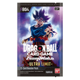 Paquete de refuerzo ULTRA LIMIT FB04 del juego de cartas Dragon Ball Super Fusion World (fecha de lanzamiento: 15 de noviembre de 2024)