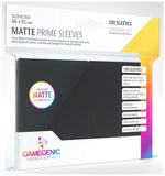 Gamegenic Matte Prime Card Sleeves Black (66mm x 91mm) (100 Sleeves Per Pack)