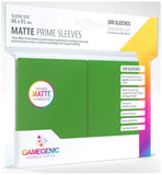 Fundas para cartas Gamegenic Matte Prime de color verde (66 mm x 91 mm) (100 fundas por paquete)