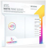 Fundas para cartas Gamegenic Matte Prime en color blanco (66 mm x 91 mm) (100 fundas por paquete)