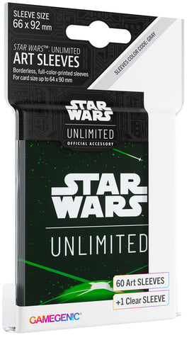 Fundas de arte Gamegenic Star Wars Unlimited: dorso de carta verde