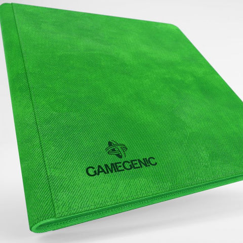 Álbum Gamegenic con cremallera, 24 bolsillos, color verde