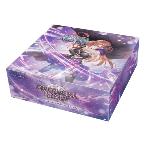 Caja de refuerzo de Grand Archive TCG Mercurial Heart, primera edición (fecha de lanzamiento: 17 de mayo de 2024)