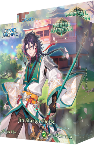 Grand Archive TCG Mortal Ambition Jin Starter Deck (Release Date 11 Oct 2024)