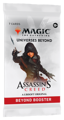 Paquete de refuerzo de Assassin's Creed Beyond de MTG (fecha de lanzamiento: 5 de julio de 2024)