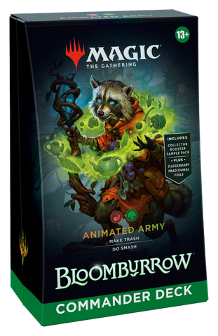 MTG Bloomburrow Commander Deck-Animated Army (Release Date 2 Aug 2024)