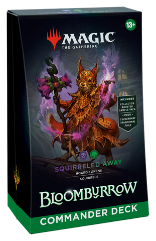 MTG Bloomburrow Commander Deck-Squirreled Away (Release Date 2 Aug 2024)