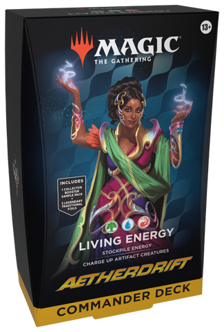 MTG Aetherdrift Commander Deck-Living Energy (Release Date 14 Feb 2025)