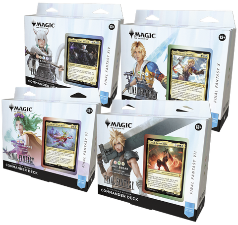 Magic: The Gathering FINAL FANTASY Commander Decks Collector's Edition Set of 4 (Release Date 13 Jun 2025)