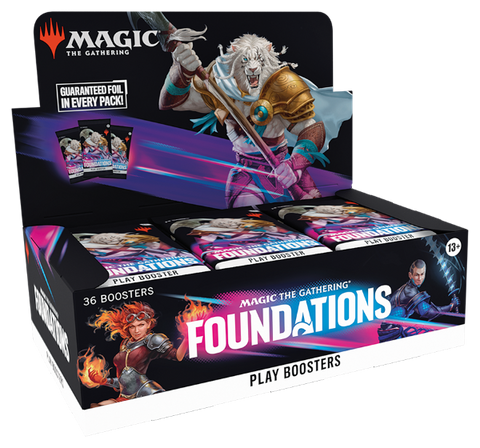 Caja de sobres de Magic: The Gathering Foundations Play (fecha de lanzamiento: 15 de noviembre de 2024)