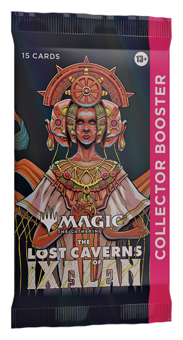 Paquete de refuerzo para coleccionistas de MTG The Lost Caverns of Ixalan (fecha de lanzamiento: 17 de noviembre de 2023)