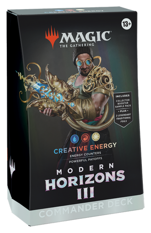 Mazo de Commander de MTG Modern Horizons 3 Creative Energy (fecha de lanzamiento: 14 de junio de 2024)