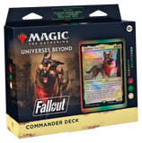 Mazo de comandante de Fallout de Magic: The Gathering: Supervivientes desorganizados (fecha de lanzamiento: 8 de marzo de 2024)