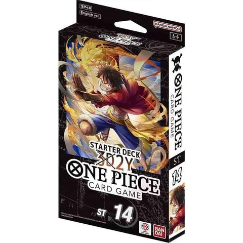 Juego de cartas One Piece 3D2Y Starter Deck ST-14 (Fecha de lanzamiento: 16 de agosto de 2024)