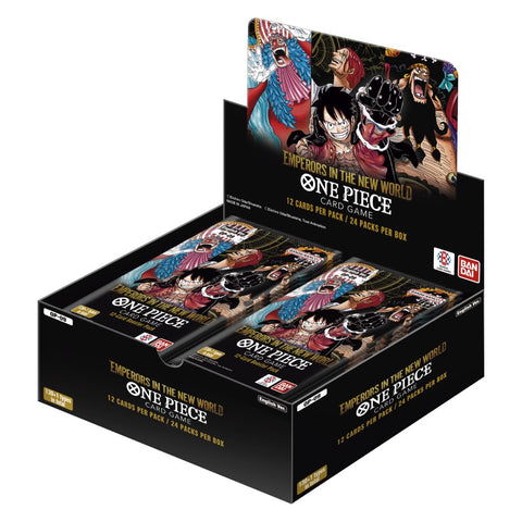 Caja de sobres de cartas OP-09 de One Piece: Emperadores en el Nuevo Mundo (fecha de lanzamiento: 13 de diciembre de 2024)