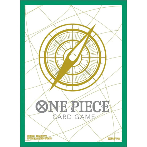 Juego de 5 fundas oficiales de cartas de One Piece: verde/amarillo estándar (fecha de lanzamiento: 29 de marzo de 2024)