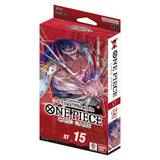 Baraja de inicio ST-15 Red Edward Newgate del juego de cartas One Piece (fecha de lanzamiento: 25 de octubre de 2024)