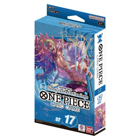 Baraja de inicio de One Piece Card Game ST-17 Blue Donquixote Doflamingo (fecha de lanzamiento: 25 de octubre de 2024)