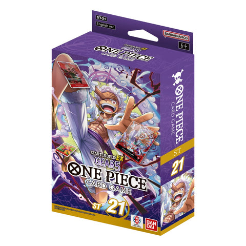 One Piece Card Game ST-21 Starter Deck EX – Gear 5 (Release Date 14 Mar 2025)