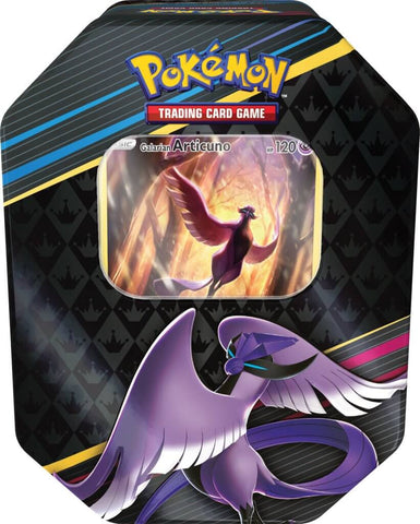 POKÉMON TCG Crown Zenith Tin (4 boosters)-Galarian Articuno