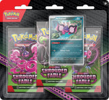 Blister de 3 cartas de Pokémon TCG Scarlet &amp; Violet Shrouded Fable (fecha de lanzamiento: 9 de agosto de 2024)