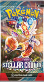 POKÉMON TCG Scarlet & Violet  Stellar Crown Booster Pack (Release Date 13 Sep 2024)