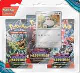 POKÉMON TCG Scarlet & Violet Twilight Masquerade Three Booster Blister (Release Date 24 May 2024)