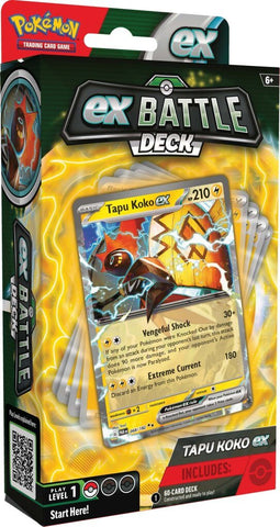 Mazo de batalla Tapu Koko ex de POKÉMON TCG