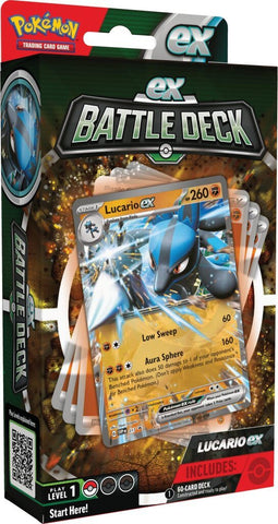 Mazo de batalla de Lucario de POKÉMON TCG V (fecha de lanzamiento: 5 de mayo de 2023)