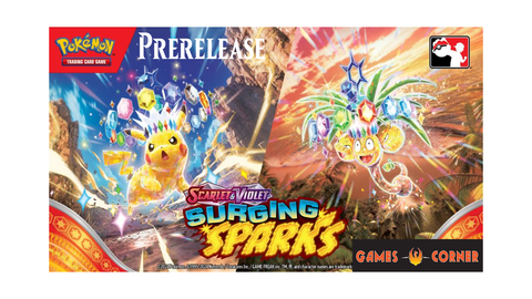 Presentación de la cuarta entrega de la saga de TCG Pokémon: Surging Sparks 