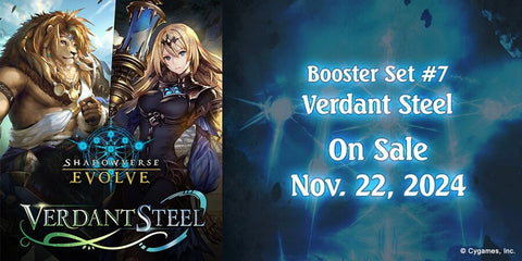 Shadowverse: Evolve BP07 Verdant Steel English Booster Box (Release date 22 Nov 2024)