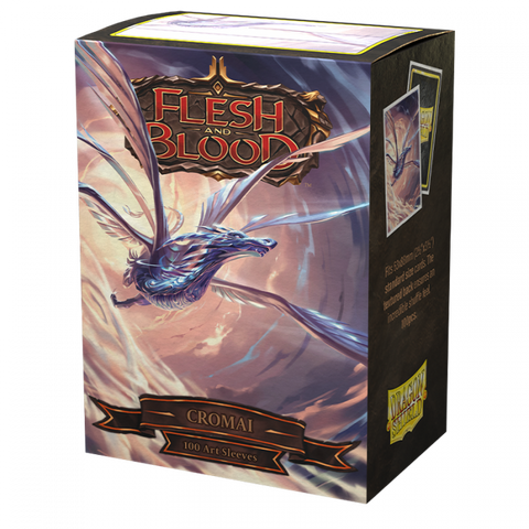 Sleeves - Dragon Shield - Box 100 - Matte Art - Flesh and Blood Cromai