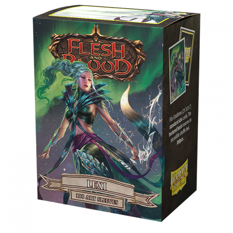 Sleeves - Dragon Shield - Box 100 - Matte Art - Flesh and Blood Lexi